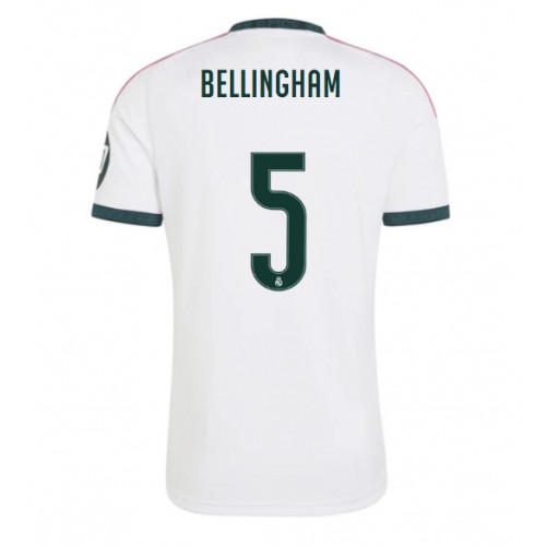 Stroje piłkarskie Real Madrid Jude Bellingham #5 Koszulka Podstawowej 2026-27 Krótki Rękaw